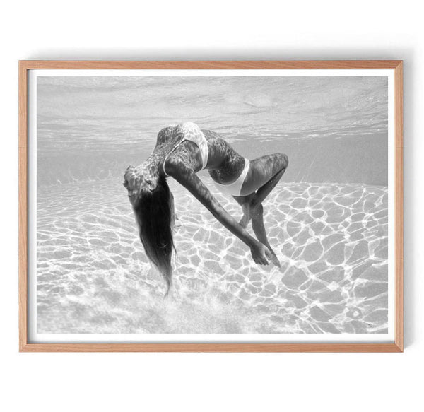 Beneath the Water Print-Art for Interiors-Online Framed-Australian Made Wall Art-Milk n Honey Designs