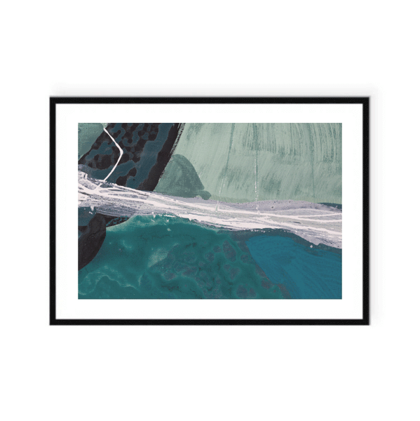 Aerial Green Abstract Print