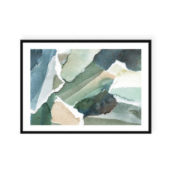 Pieces of You Abstract Print