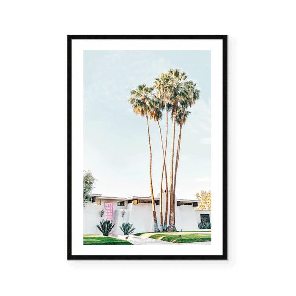 Palm Springs Door Print
