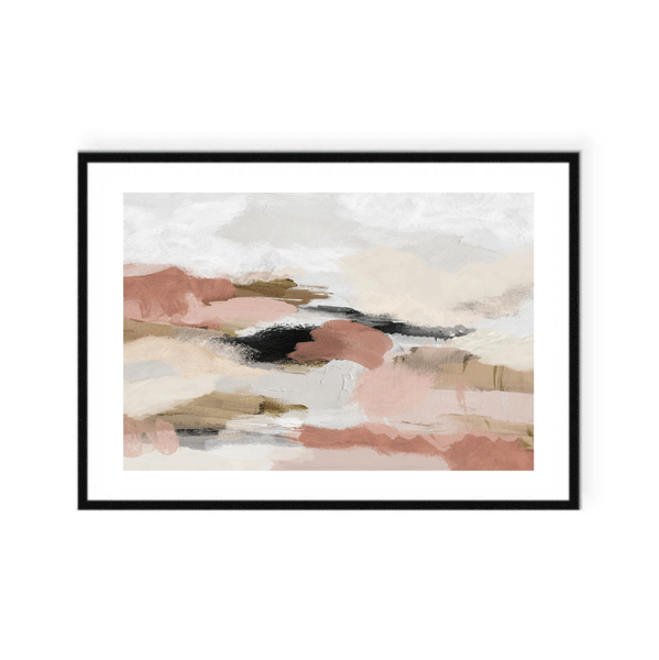Terracotta Landscape Abstract Print