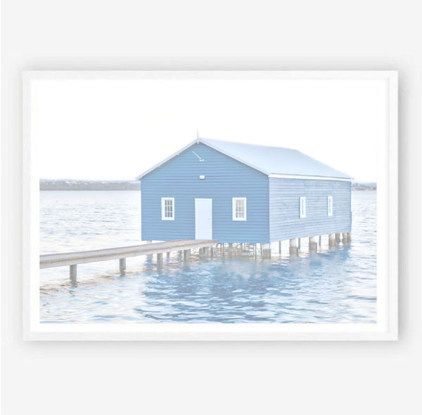 Boat House Print-Art for Interiors-Online Framed-Australian Made Wall Art-Milk n Honey Designs