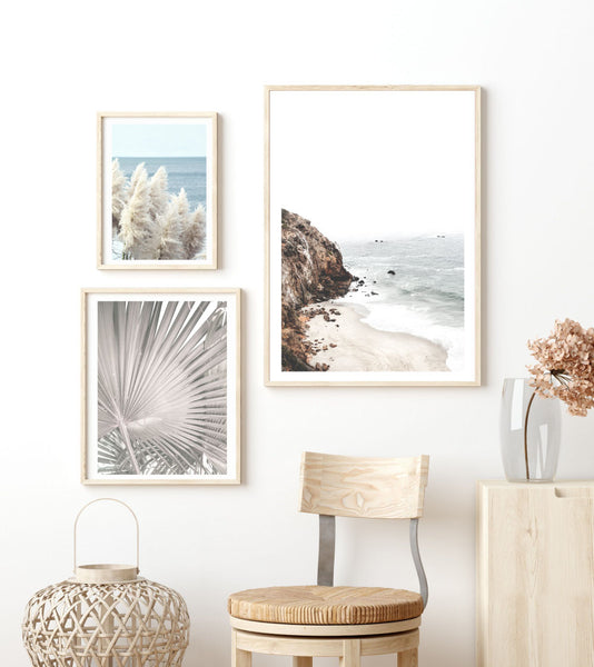 Pampas by the Sea Print-Art for Interiors-Online Framed-Australian Made Wall Art-Milk n Honey Designs
