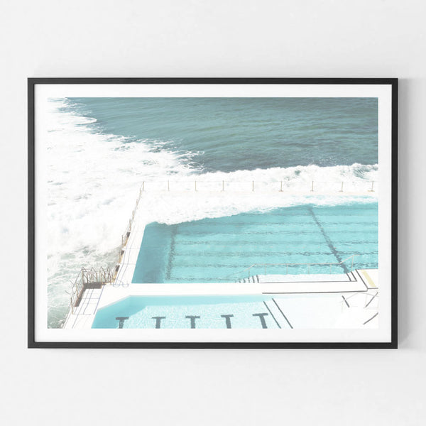 Bondi Pools Photography Print-Art for Interiors-Online Framed-Australian Made Wall Art-Milk n Honey Designs