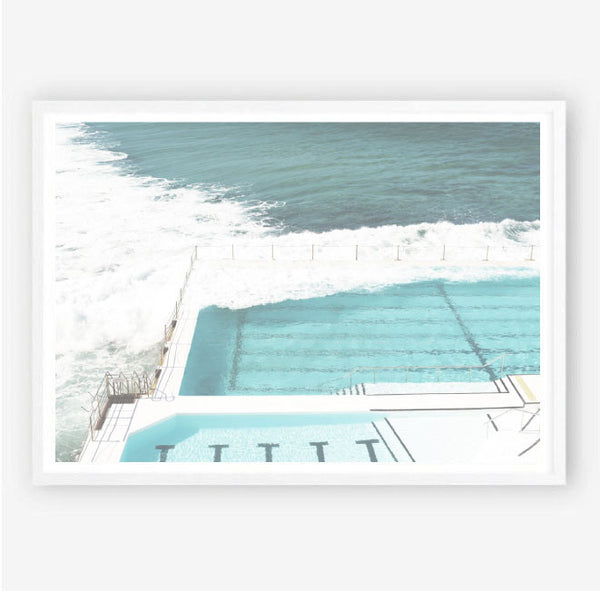 Bondi Pools Photography Print-Art for Interiors-Online Framed-Australian Made Wall Art-Milk n Honey Designs