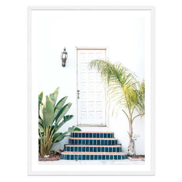 Cali Palm Doorway Print-Art for Interiors-Online Framed-Australian Made Wall Art-Milk n Honey Designs