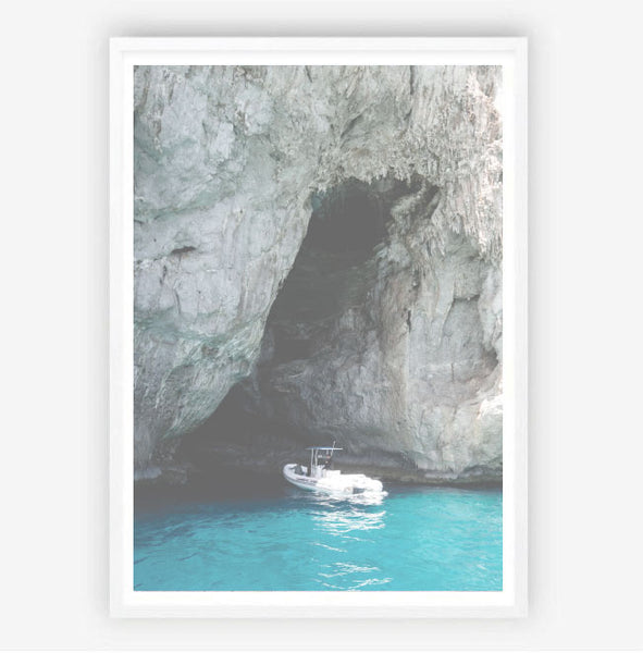 Capri Boat Print-Art for Interiors-Online Framed-Australian Made Wall Art-Milk n Honey Designs