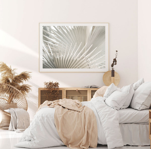Nude Fan Palms Print-Art for Interiors-Online Framed-Australian Made Wall Art-Milk n Honey Designs