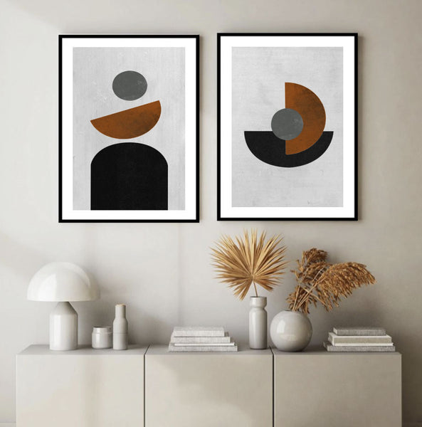 Elevate II Abstract Print-Art for Interiors-Online Framed-Australian Made Wall Art-Milk n Honey Designs