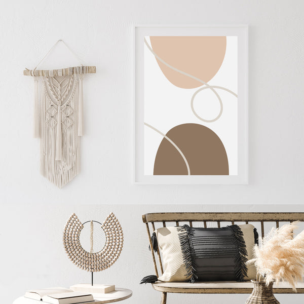 Entwined Abstract Print-Art for Interiors-Online Framed-Australian Made Wall Art-Milk n Honey Designs