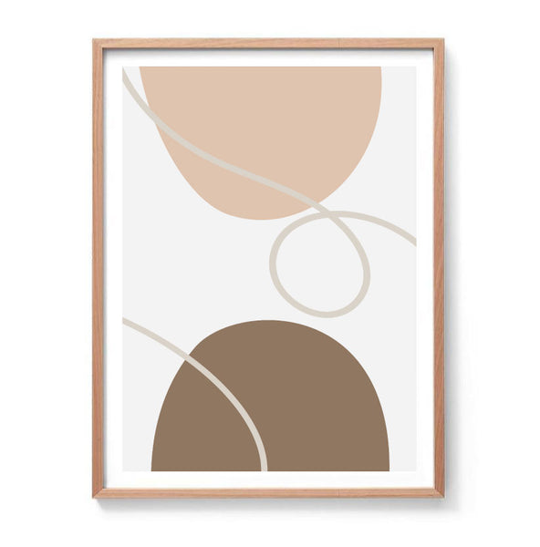 Entwined Abstract Print-Art for Interiors-Online Framed-Australian Made Wall Art-Milk n Honey Designs