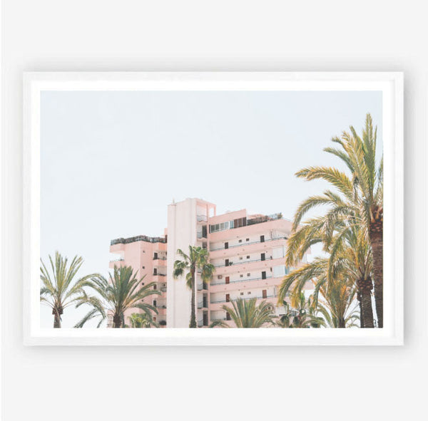 Florida Palms Print-Art for Interiors-Online Framed-Australian Made Wall Art-Milk n Honey Designs