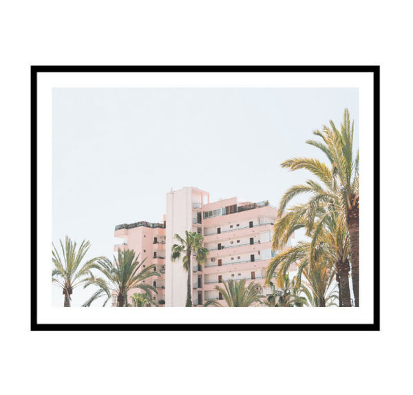Florida Palms Print-Art for Interiors-Online Framed-Australian Made Wall Art-Milk n Honey Designs