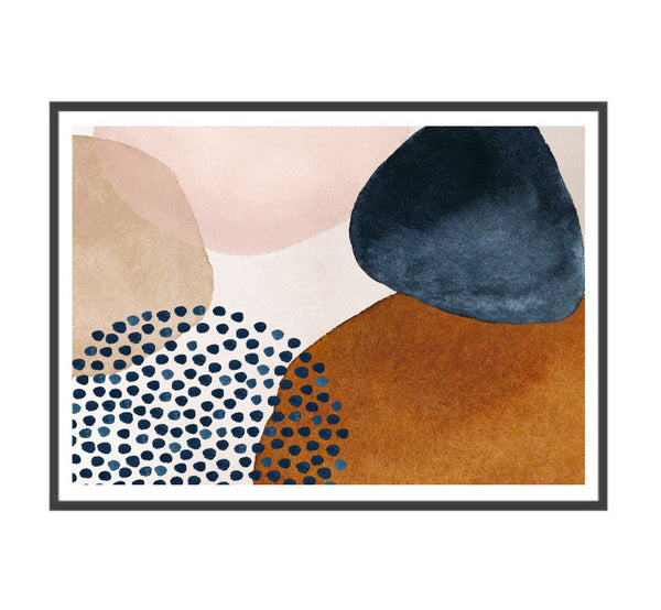 Flow Abstract I Print-Art for Interiors-Online Framed-Australian Made Wall Art-Milk n Honey Designs