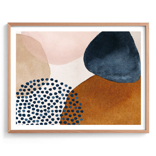 Flow Abstract I Print-Art for Interiors-Online Framed-Australian Made Wall Art-Milk n Honey Designs