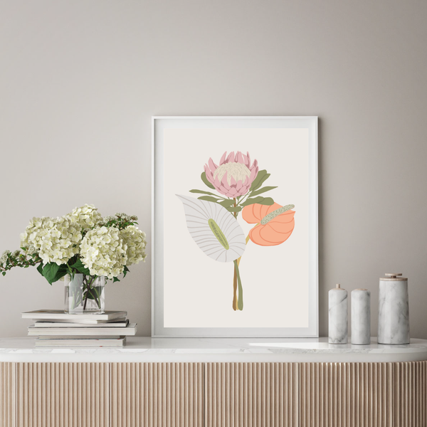 Flowerbox III Illustration Print