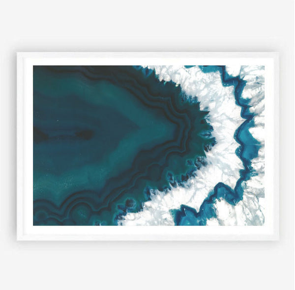 Green Agate Print-Art for Interiors-Online Framed-Australian Made Wall Art-Milk n Honey Designs