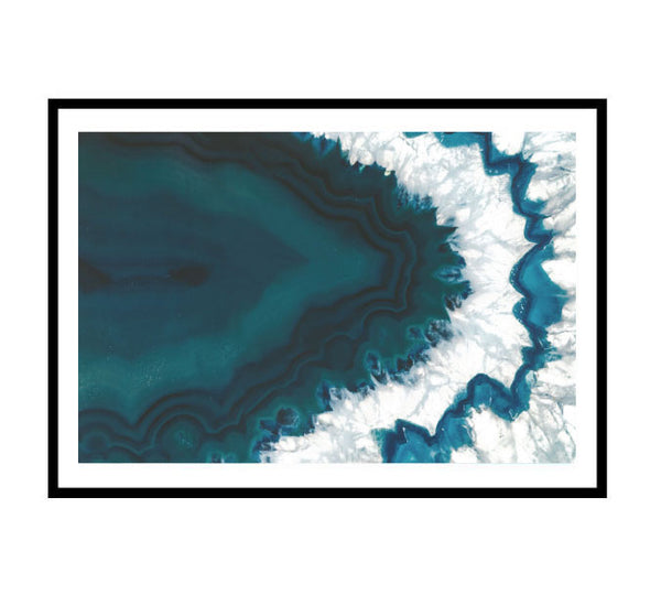 Green Agate Print-Art for Interiors-Online Framed-Australian Made Wall Art-Milk n Honey Designs