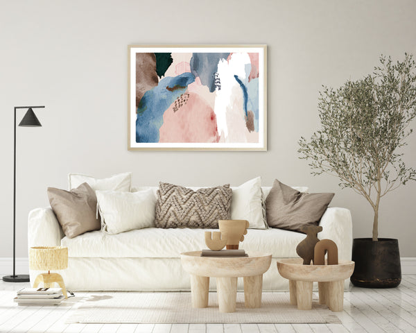 Ink Splash Abstract Print