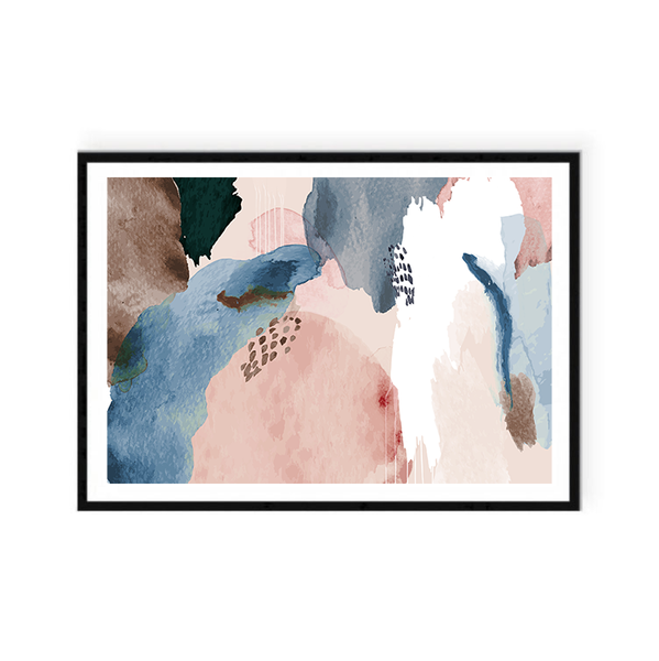 Ink Splash Abstract Print