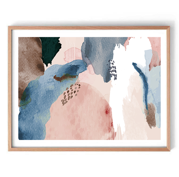 Ink Splash Abstract Print