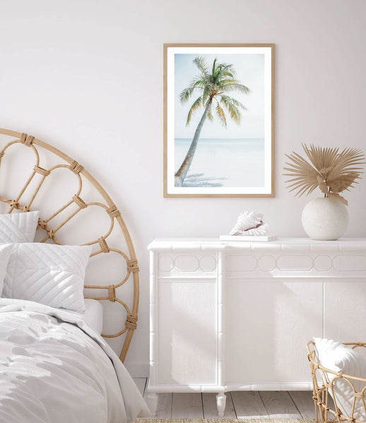 Island II Palm Print-Art for Interiors-Online Framed-Australian Made Wall Art-Milk n Honey Designs