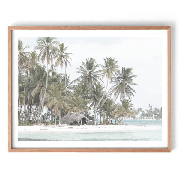 Island Beach Hut Print