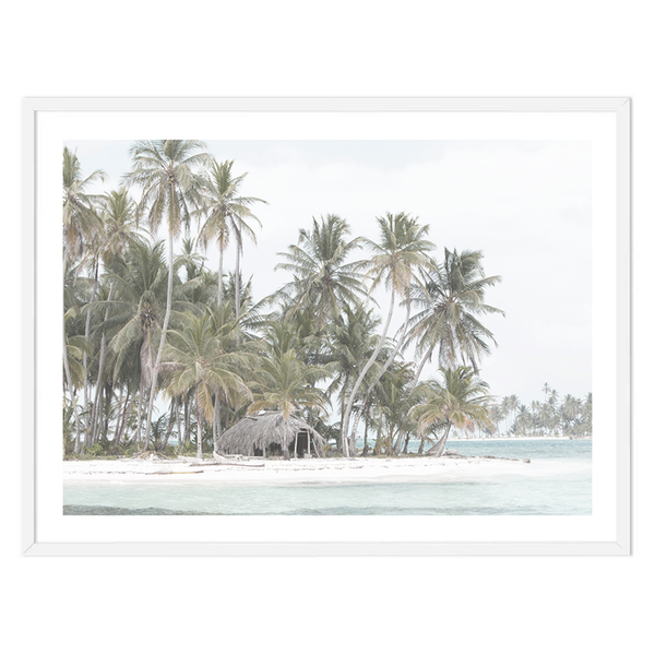 Island Beach Hut Print
