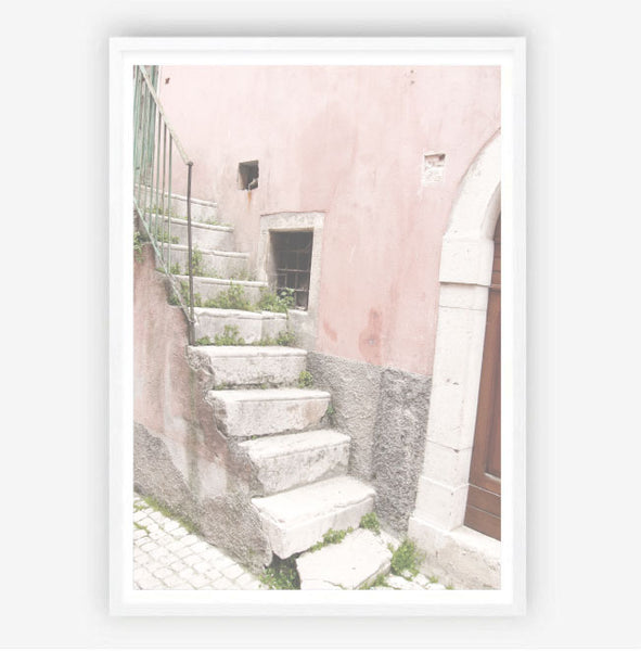 Italian Stairs Print-Art for Interiors-Online Framed-Australian Made Wall Art-Milk n Honey Designs