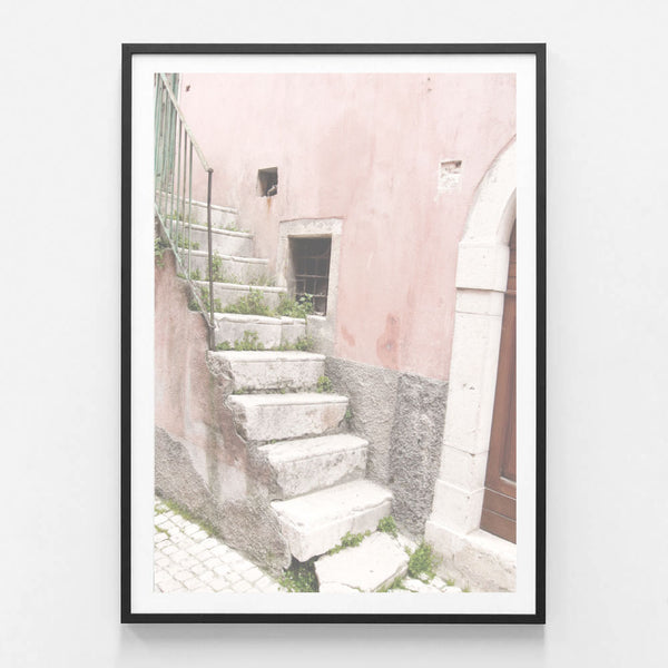 Italian Stairs Print-Art for Interiors-Online Framed-Australian Made Wall Art-Milk n Honey Designs