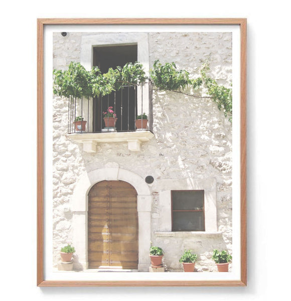 Italian Doorway Print-Art for Interiors-Online Framed-Australian Made Wall Art-Milk n Honey Designs