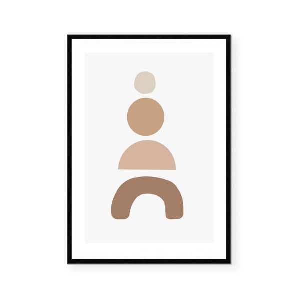 Layer by Layer Abstract Print-Art for Interiors-Online Framed-Australian Made Wall Art-Milk n Honey Designs