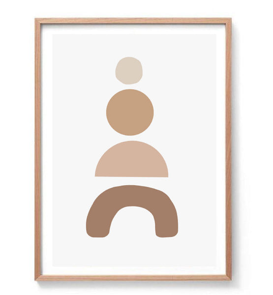 Layer by Layer Abstract Print-Art for Interiors-Online Framed-Australian Made Wall Art-Milk n Honey Designs