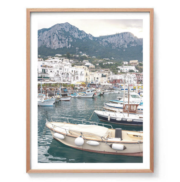Marina Grande Capri Print-Art for Interiors-Online Framed-Australian Made Wall Art-Milk n Honey Designs