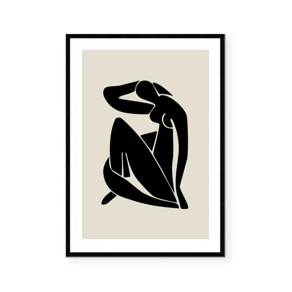 Matisse Figure Print-Art for Interiors-Online Framed-Australian Made Wall Art-Milk n Honey Designs