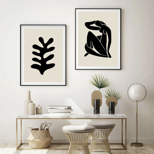 Matisse Figure Print-Art for Interiors-Online Framed-Australian Made Wall Art-Milk n Honey Designs