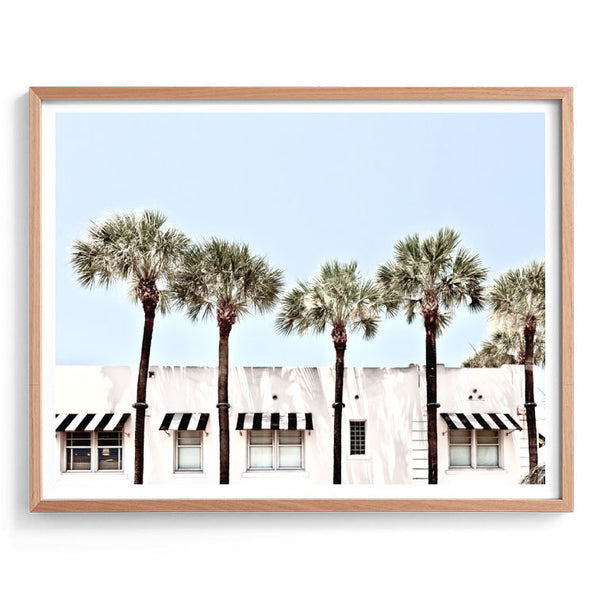 Miami Vibes Print-Art for Interiors-Online Framed-Australian Made Wall Art-Milk n Honey Designs