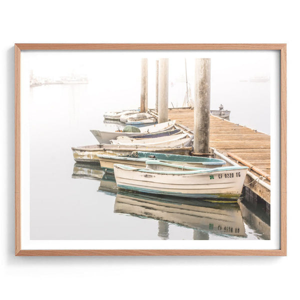 Moored Boats Photography Print-Art for Interiors-Online Framed-Australian Made Wall Art-Milk n Honey Designs