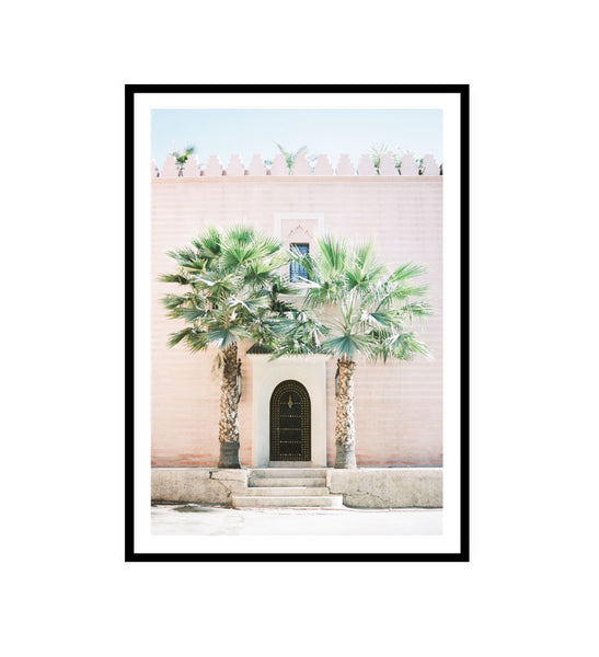 Moroccan Palms Print-Art for Interiors-Online Framed-Australian Made Wall Art-Milk n Honey Designs