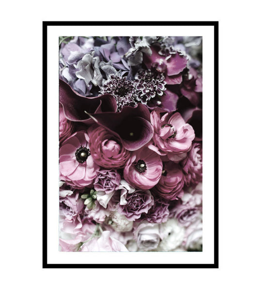 Ombre Flowers-Art for Interiors-Online Framed-Australian Made Wall Art-Milk n Honey Designs