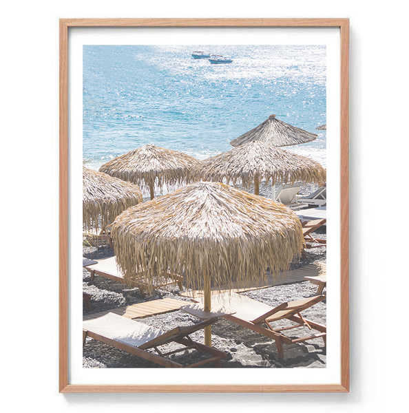 Beach Umbrellas Print