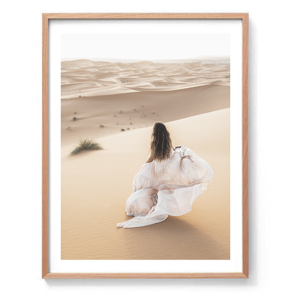 Bohemian Desert Woman Print