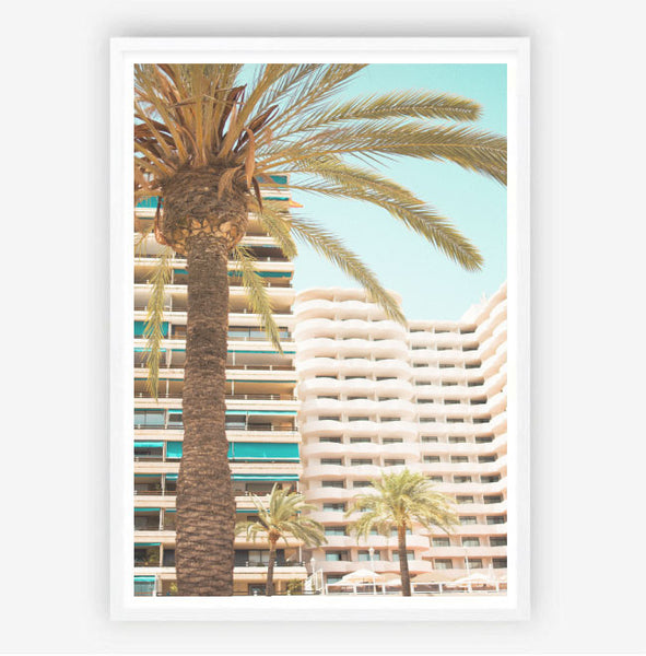 Palm Resort Print-Art for Interiors-Online Framed-Australian Made Wall Art-Milk n Honey Designs