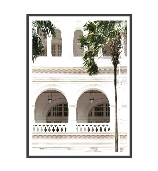 Palm Hotel Print-Art for Interiors-Online Framed-Australian Made Wall Art-Milk n Honey Designs