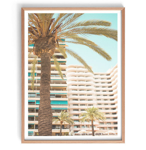 Palm Resort Print-Art for Interiors-Online Framed-Australian Made Wall Art-Milk n Honey Designs