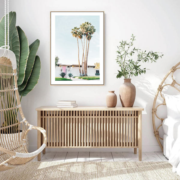 Palm Springs Door Print
