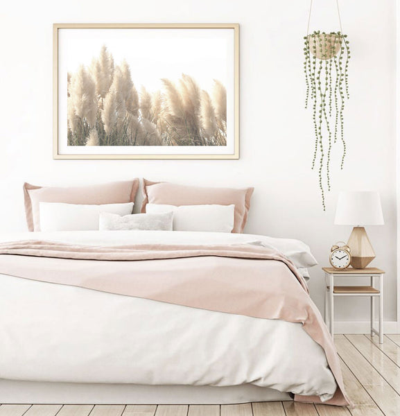 Pampas Fields Print-Art for Interiors-Online Framed-Australian Made Wall Art-Milk n Honey Designs