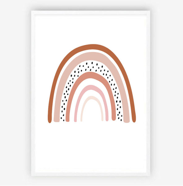 Somewhere Over the Rainbow Print-Prints for - GIRLS-Online Framed-Australian Made Wall Art-Milk n Honey Designs