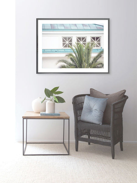 Resort Palms Print-Art for Interiors-Online Framed-Australian Made Wall Art-Milk n Honey Designs
