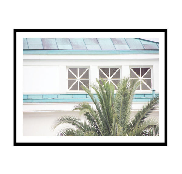 Resort Palms Print-Art for Interiors-Online Framed-Australian Made Wall Art-Milk n Honey Designs